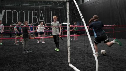 human table football